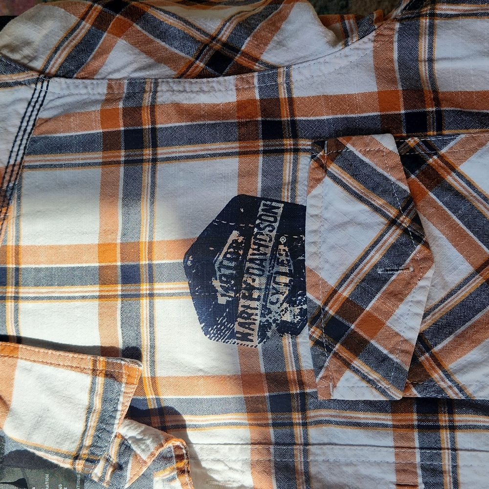 Harley Davidson Button Down - image 1